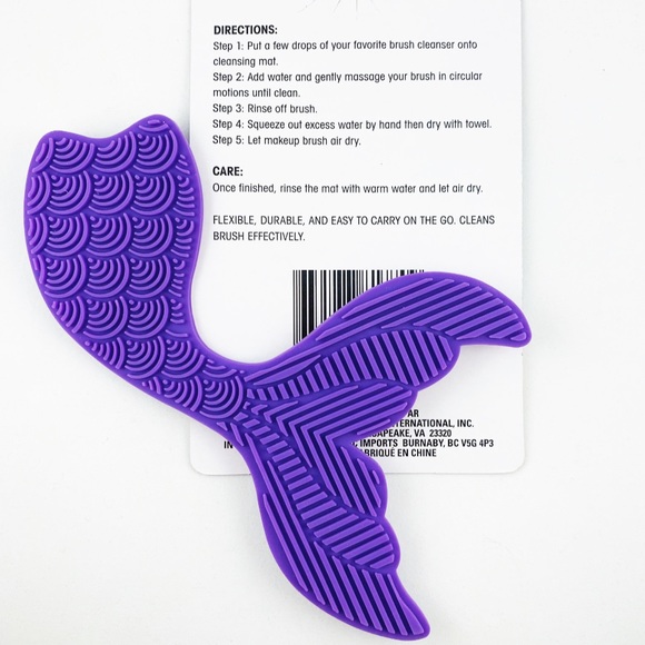 MAKE UP BRUSH CLEANSING MAT NWT MERMAID - Picture 4 of 5